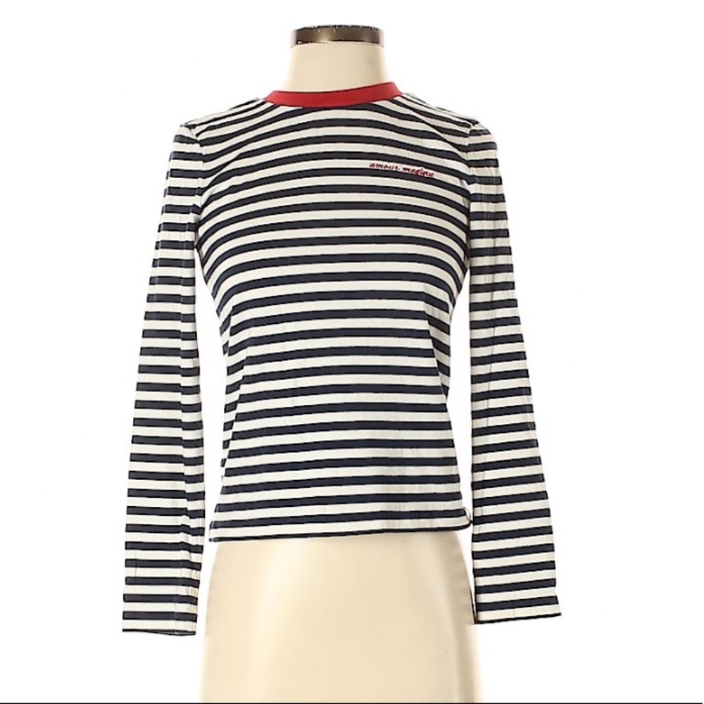 & Other Stories long sleeve striped t shirt